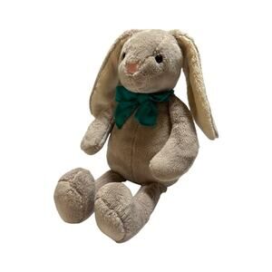 Plush Bunny with Green Bow
